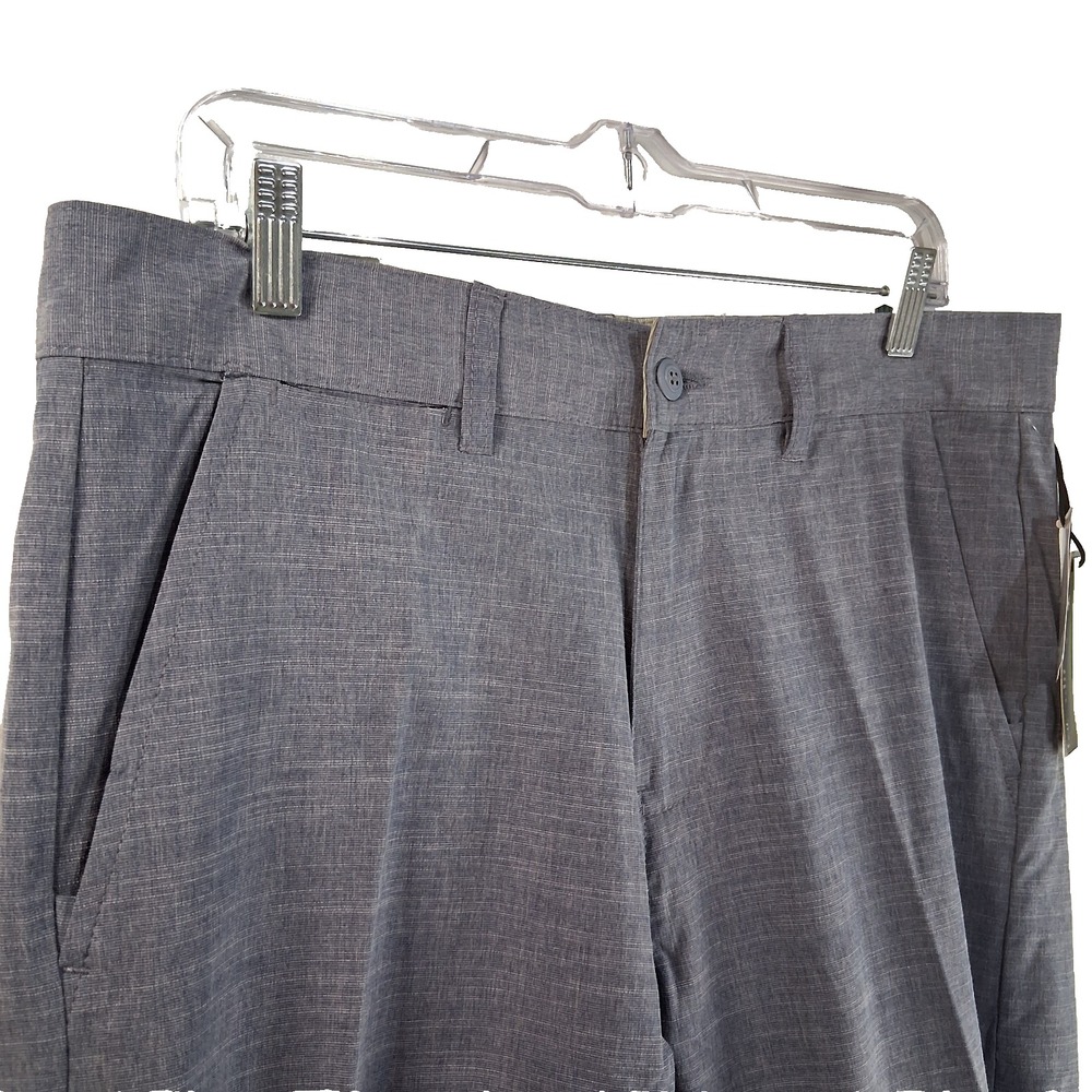 Burnside Hybrid Walk +Board Shorts Men Size 34 Light Blue Stretch Eco Friend NWT